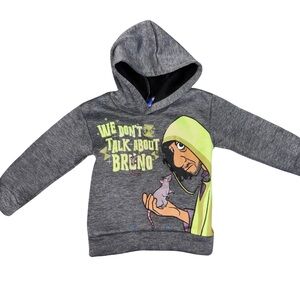 Disney “We Don’t Talk About Bruno” Hoodie – Gray, Size 3T
